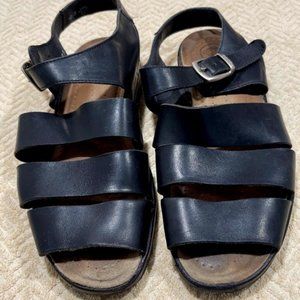 COPY - ECCO Black Leather Sandals Ladies Euro SZ 41
